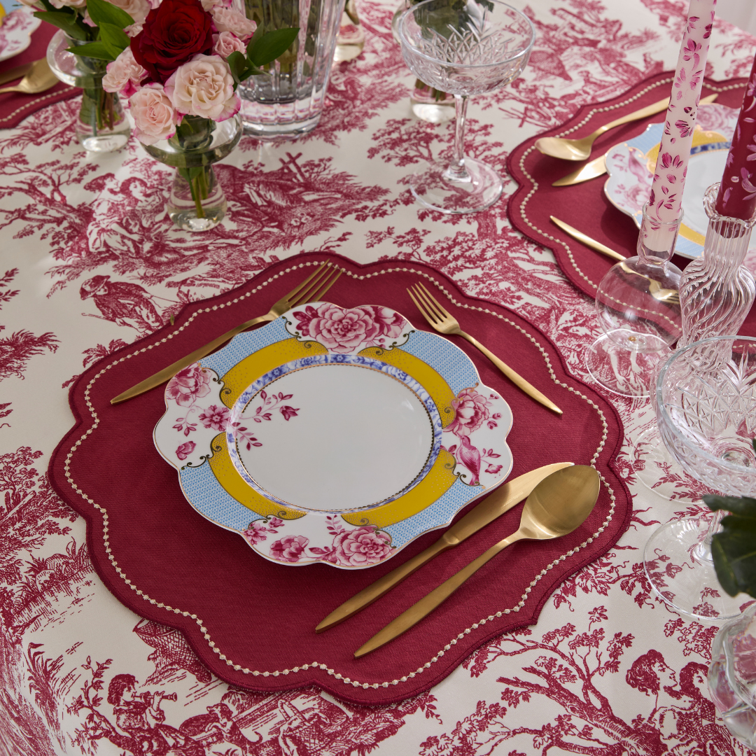 ROYAL PLACEMATS BURQUNDY (SET OF 4)