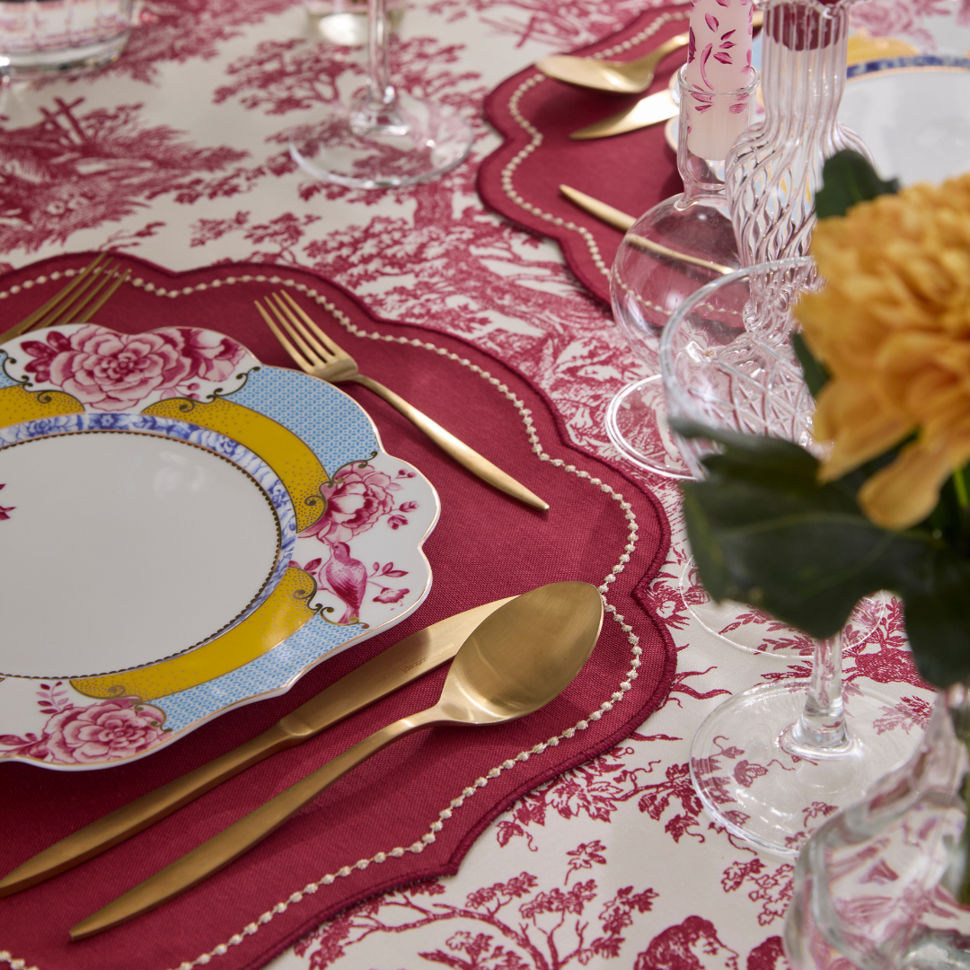 ROYAL PLACEMATS BURQUNDY (SET OF 4)