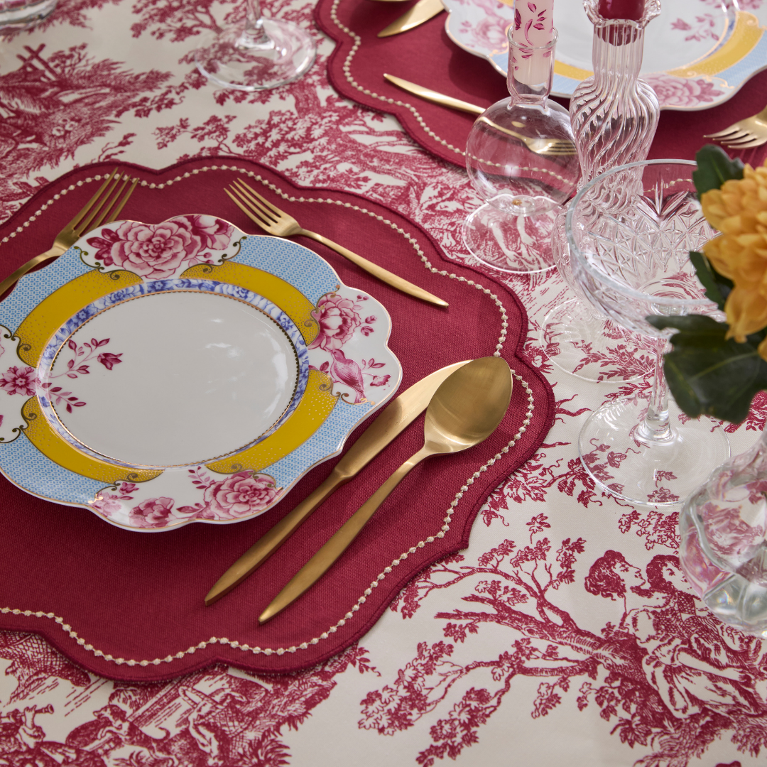 ROYAL PLACEMATS BURQUNDY (SET OF 4)