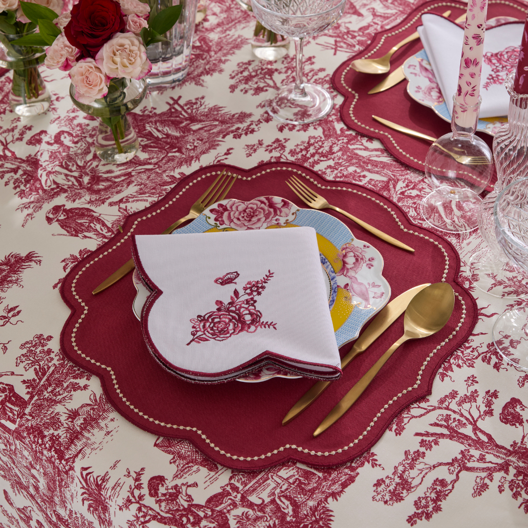 ROYAL PLACEMATS BURQUNDY (SET OF 4)