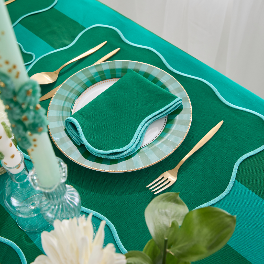 VALERIO NAPKINS GREEN (SET OF 4)