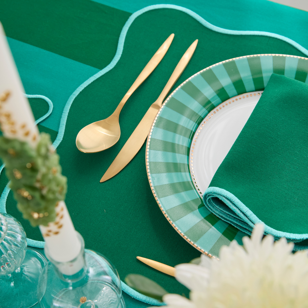 VALERIO NAPKINS GREEN (SET OF 4)