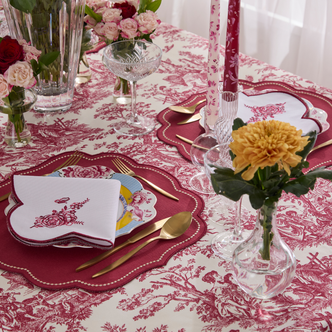 ROYAL PLACEMATS BURQUNDY (SET OF 4)