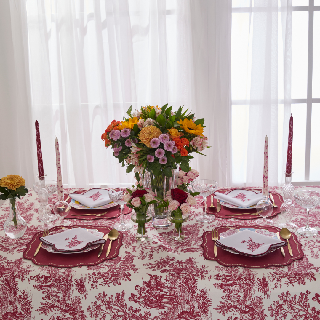 ROYAL PLACEMATS BURQUNDY (SET OF 4)