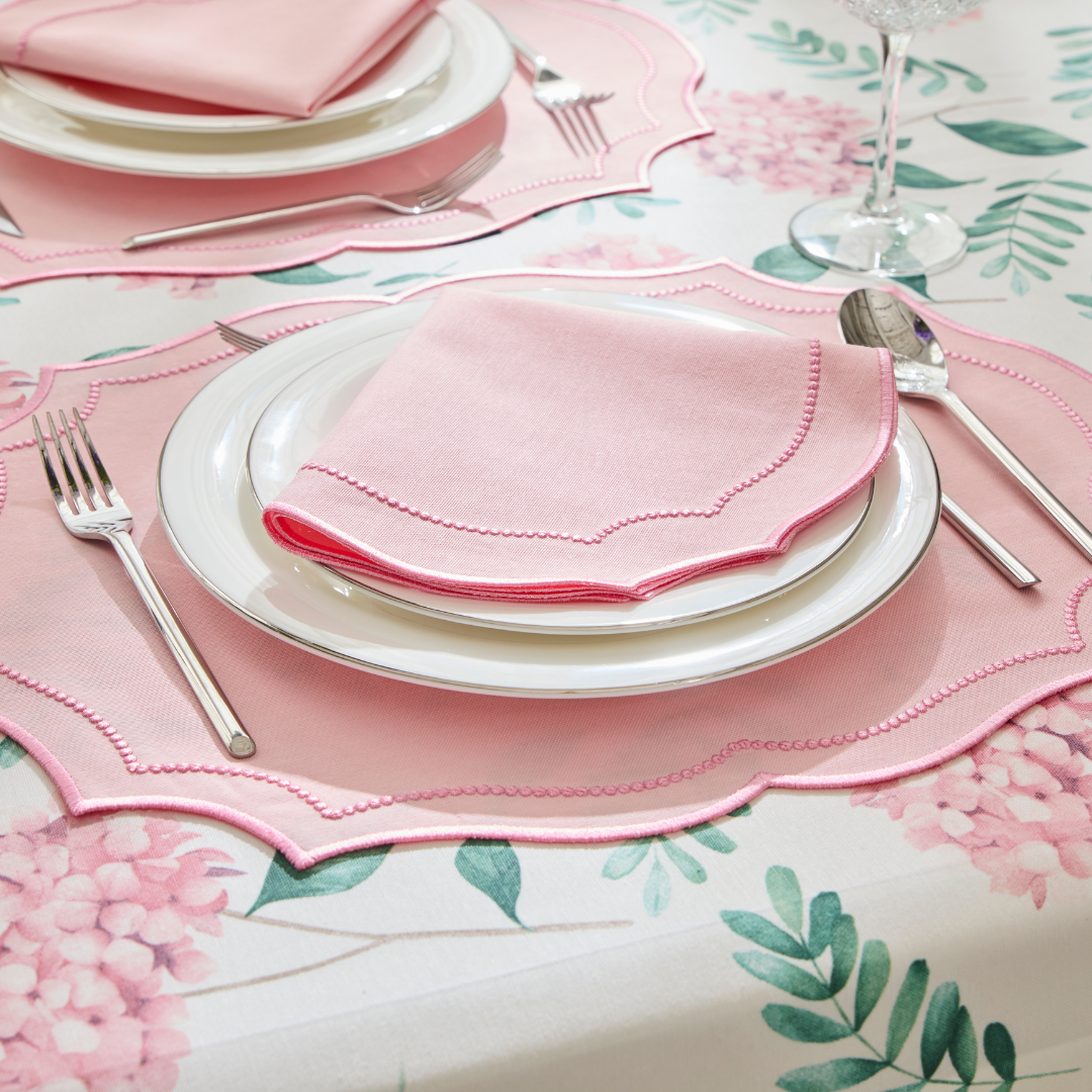 LILY OF GRACE PLACEMATS PINK (SET OF 4)