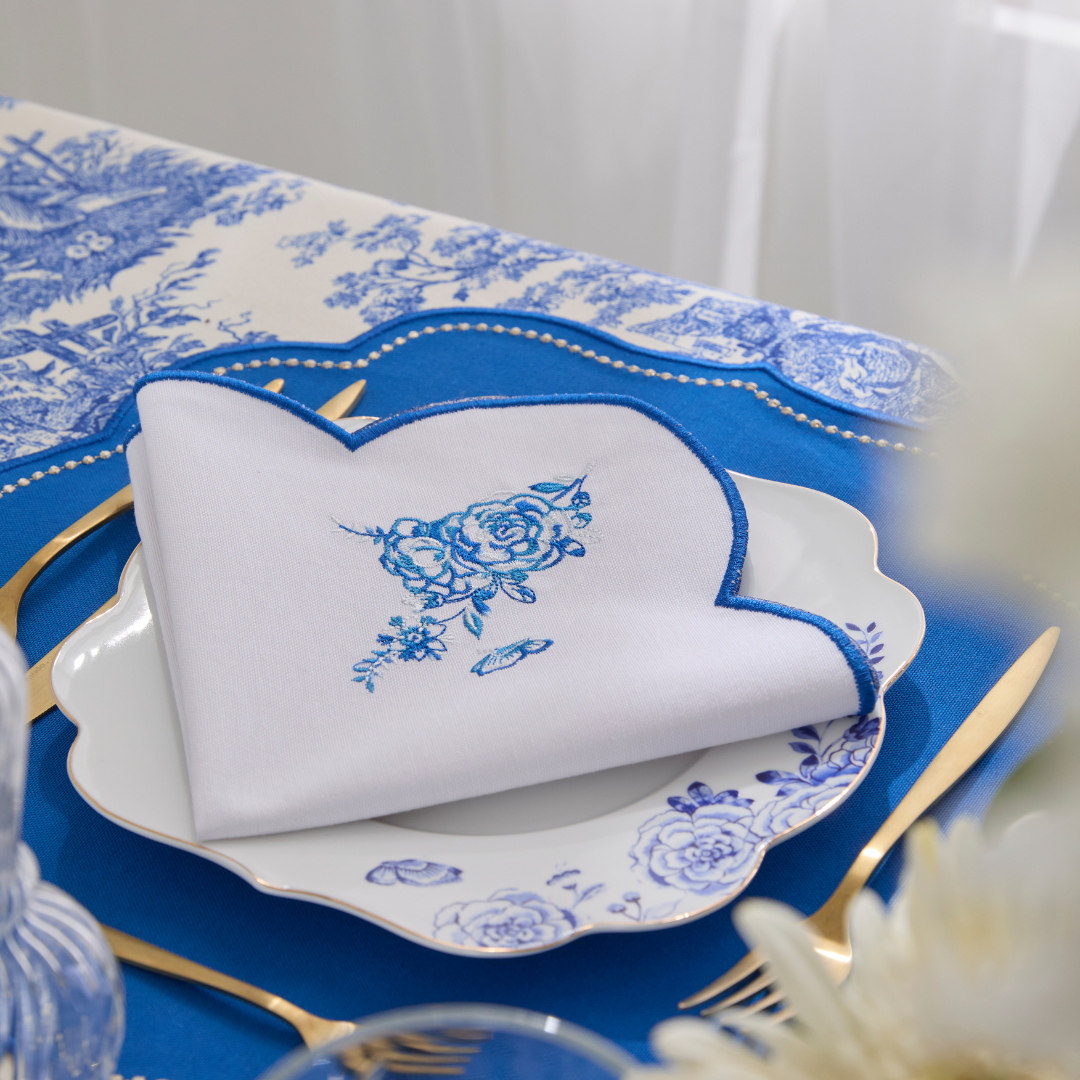 ROYAL NAPKINS BLUE (SET OF 4)