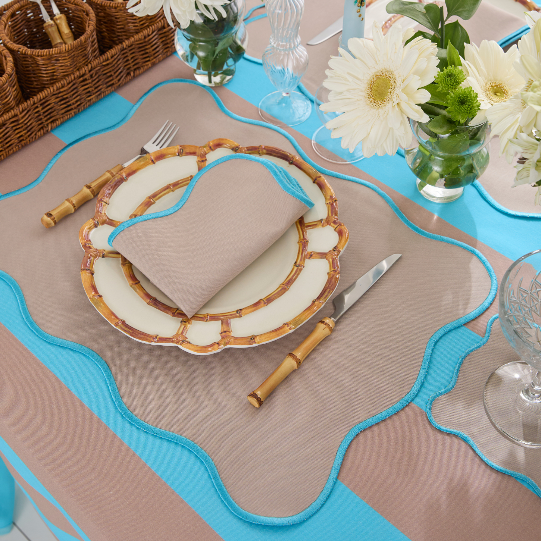 VALERIO PLACEMATS BLUE (SET OF 4)
