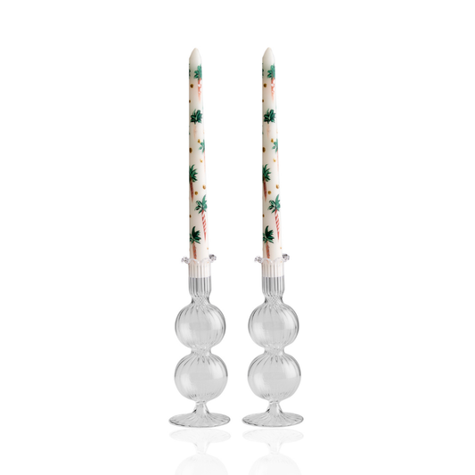 THE PALM CANDLE HOLDER SET