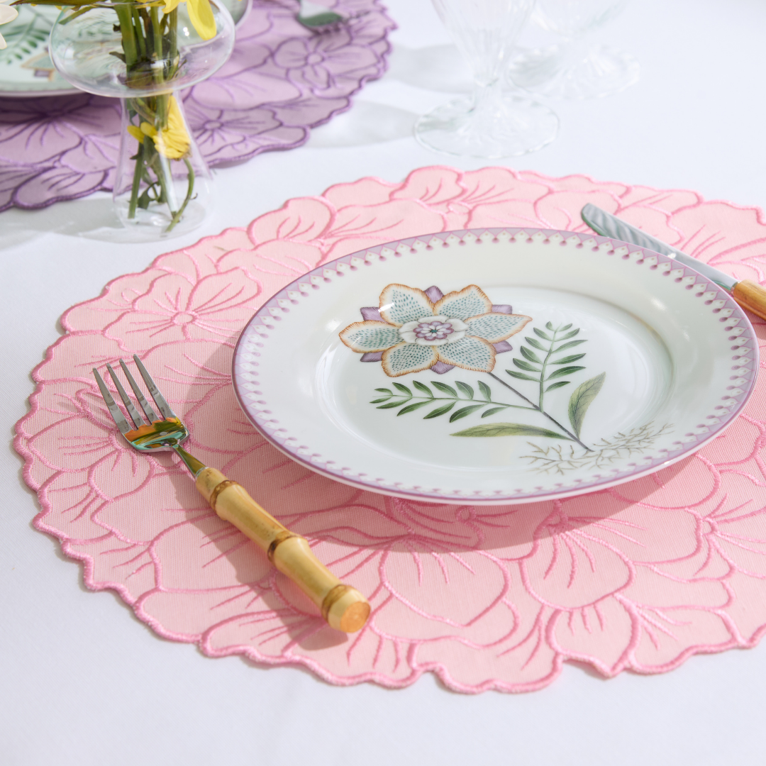 FLORA PLACEMATS PINK (SET OF 4)