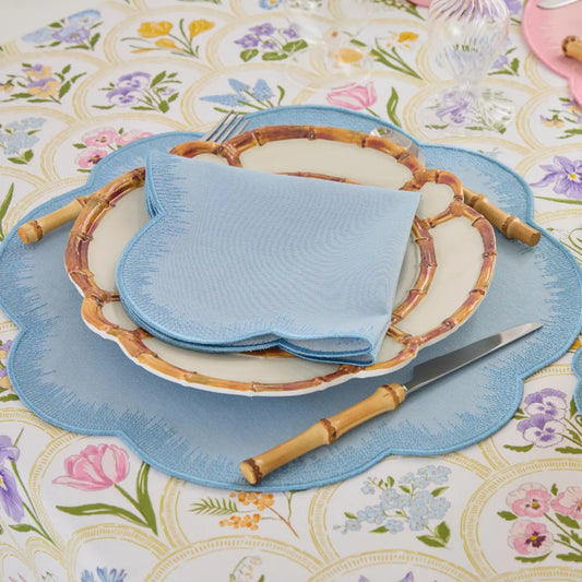 SPRING NAPKINS BLUE (SET OF 4)