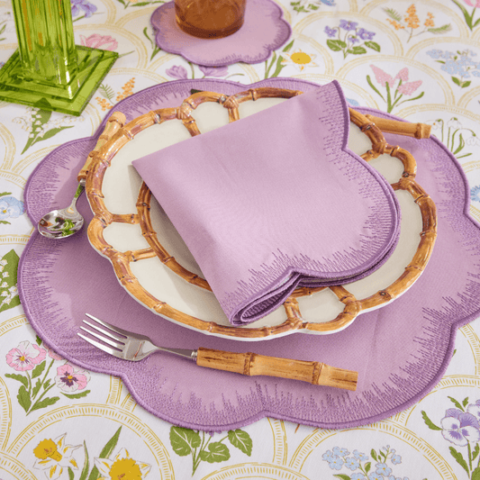 SPRING PLACEMATS PURPLE (SET OF 4)
